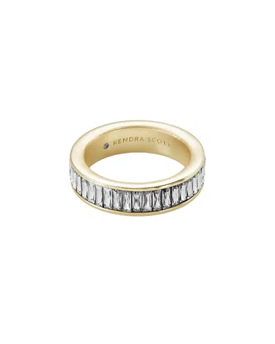 Kendra Scott Jack 14k Cz Band Ring In Multi