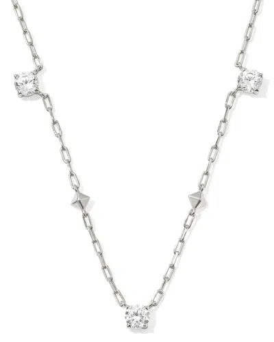 Kendra Scott Jada Cz Strand Necklace In Metallic