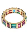 Kendra Scott Jamie Baguette Crystal Eternity Band Ring In Multi