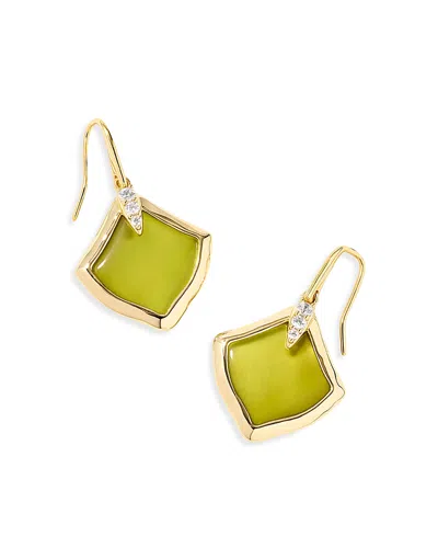 Kendra Scott Joelle Drop Earrings In Green