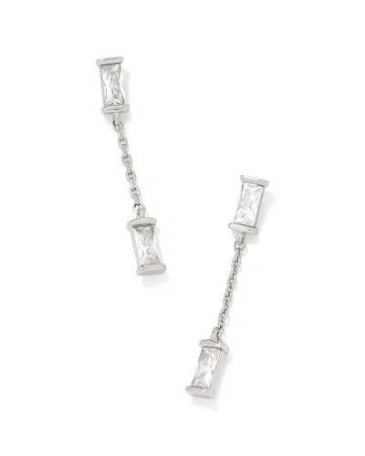 Kendra Scott Juliette Cz Drop Earring In Metallic