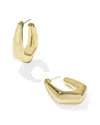 Kendra Scott Kaia 14k Plated Hoop Earring In Gold