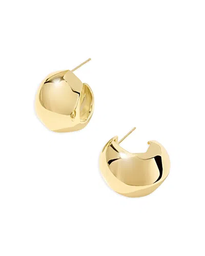 Kendra Scott Kaitlin Hoop Earrings In Gold