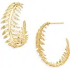 Kendra Scott Kayla Botanical Hoop Earrings