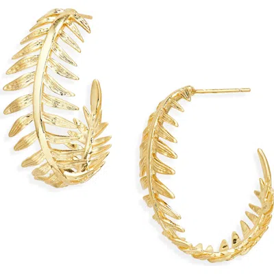 Kendra Scott Kayla Botanical Hoop Earrings