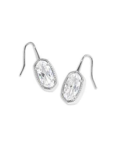 Kendra Scott Lee Cubic Zirconia Drop Earrings In Gray