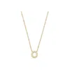 Kendra Scott Letter O Pendant Necklace Gold Metal In Multi