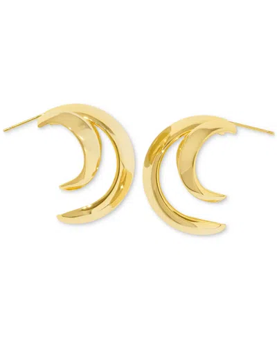 Kendra Scott Liana Double-row Open Hoop Earrings In Gold