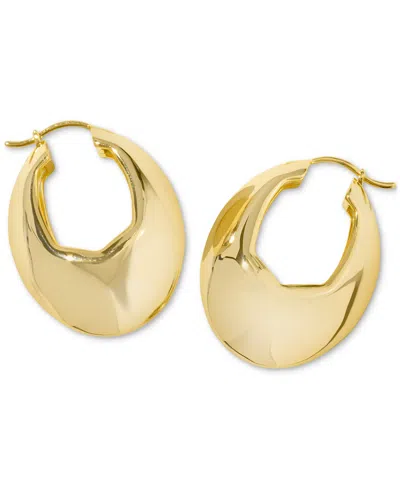 Kendra Scott Liana Metal Oval Hoop Earrings In Gold