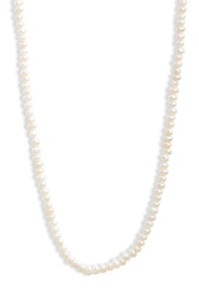 Kendra Scott Lolo Freshwater Pearl Necklace In Gold White Pearl