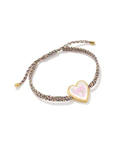 Kendra Scott Love U 14k Braided Bracelet
