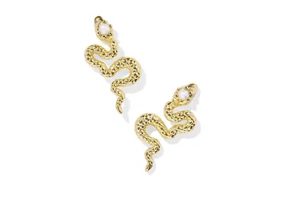 Kendra Scott Lyle Snake Stud In Gold