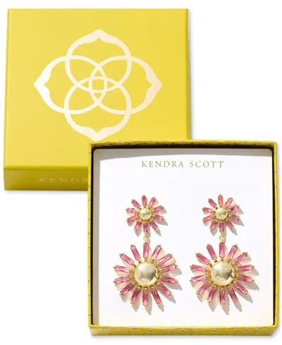 Kendra Scott Macy's Flower Show Madison Daisy Dangle Earrings, Exclusively At Macy's In Gold Azalea Opalite Crystal
