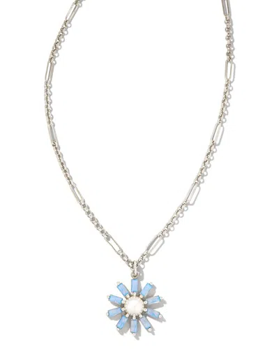 Kendra Scott Madison Daisy Nanogems Short Pendant Necklace In Metallic