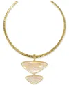 Kendra Scott Margot Gold-tone Statement Necklace In Vin Gold Ir