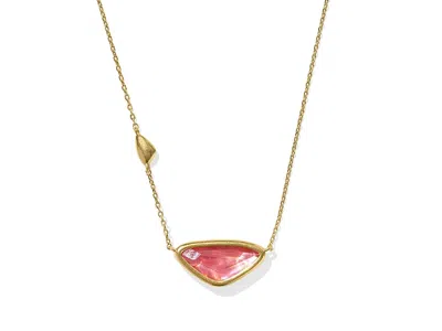 Kendra Scott Margot Short Pendant In Green