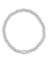 Kendra Scott Mini Elaina Stretch Bracelet In Silver