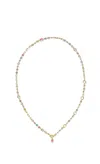 Kendra Scott Mini Elisa Abbie Strand Necklace In Gold Multi Mix In Gold