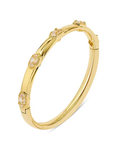 Kendra Scott Mini Elisa Luxe Crystal Bangle Bracelet In Gold