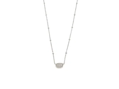 Kendra Scott Mini Elisa Satellite Pendant In Neutral