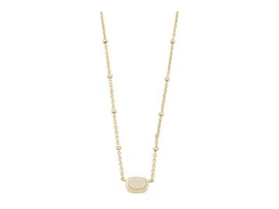 Kendra Scott Mini Elisa Satellite Pendant In Gold