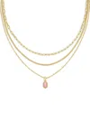 Kendra Scott Mini Elisa Triple Strand Necklace, 16 In Gold