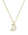 Kendra Scott Moon Short Pendant Necklace, 19 In Gold