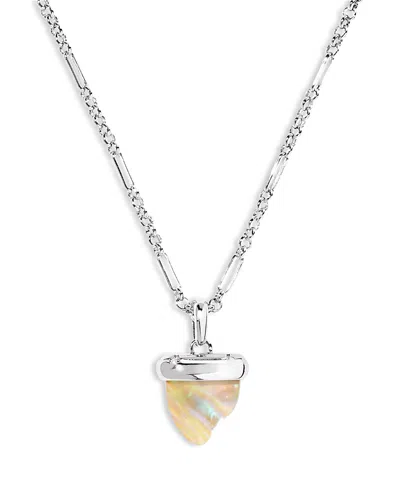 Kendra Scott Oleana Short Pendant Necklace, 16 In Silver
