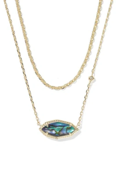 Kendra Scott 14k Gold-plated Ophelia Multi-strand Short Pendant Necklace