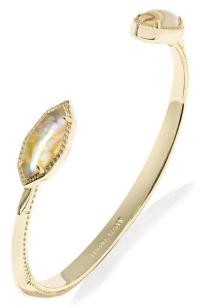 Kendra Scott Ophelia Shell Cuff Bracelet In Gold