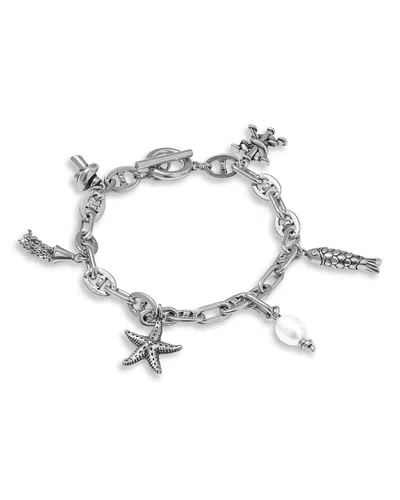 Kendra Scott Parker Coastal Charm Bracelet In Metallic