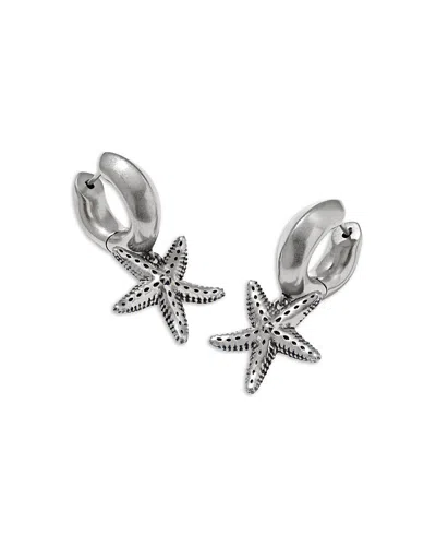 Kendra Scott Parker Starfish Huggie Hoop Earrings In Metallic