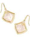 Kendra Scott Pave & Color Mother-of-pearl Drop Earrings