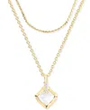 Kendra Scott Women's Joelle Multi Strand Necklace In Gold Ivory Mother Of Pearl In Gold
