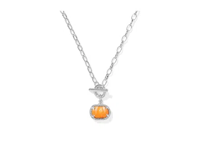 Kendra Scott Pumpkin Link And Chain In Metallic