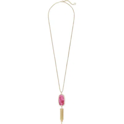 Kendra Scott Rayne Pendant Necklace In Gold