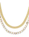Kendra Scott Rebecca 14k Plated Variegated Magnesite Multi Strand Necklace In Multi