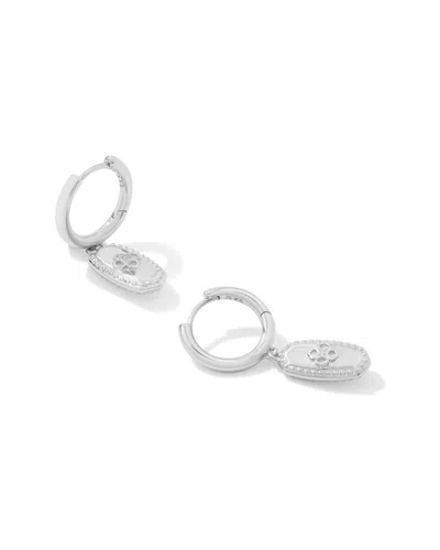 Kendra Scott Rue Huggie Earring In Silver