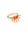 Kendra Scott Gold-tone Samantha Sun Band Ring In Gold