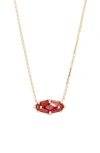 Kendra Scott Short Lindy Rae Pendant Necklace In Multi
