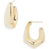 Kendra Scott Small Kaia Hoop Earrings In Gold