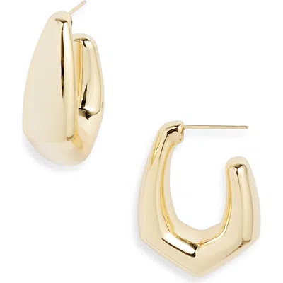 Kendra Scott Small Kaia Hoop Earrings In Gold