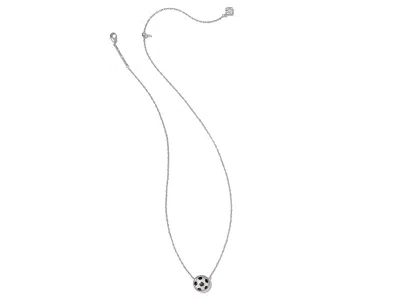 Kendra Scott Soccer Short Pendant In Silver