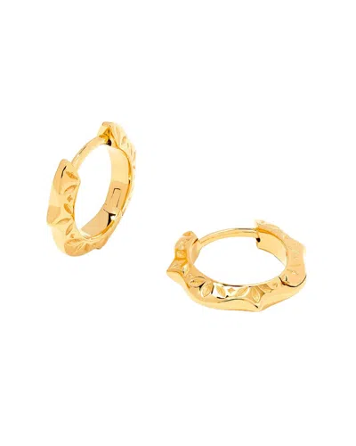 Kendra Scott Sophee 18k Over Silver Huggie Earrings