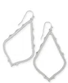 Kendra Scott Sophia Drop Earrings In Silver In Metallic