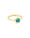 Kendra Scott Susie 14k Plated Lab-grown Lab Grown Opal Band Ring In Gold