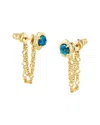 Kendra Scott Susie 14k Plated Lab-grown Lab Grown Opal Ear Jacket In Gold