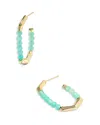 Kendra Scott Sylvia Hoop Earrings In Blue