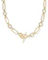 Kendra Scott Sylvia Metal Link Chain Necklace, 17.5 In Gold