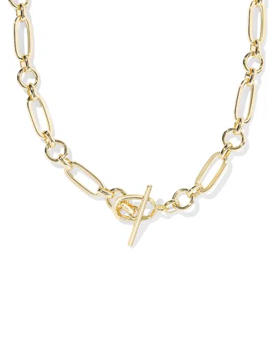 Kendra Scott Sylvia Metal Link Chain Necklace, 17.5 In Gold